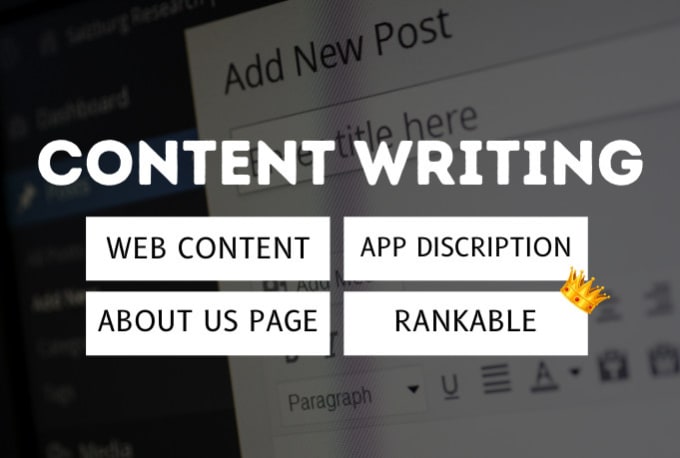 Gig Preview - Write optimized about us page seo web content app description with aso