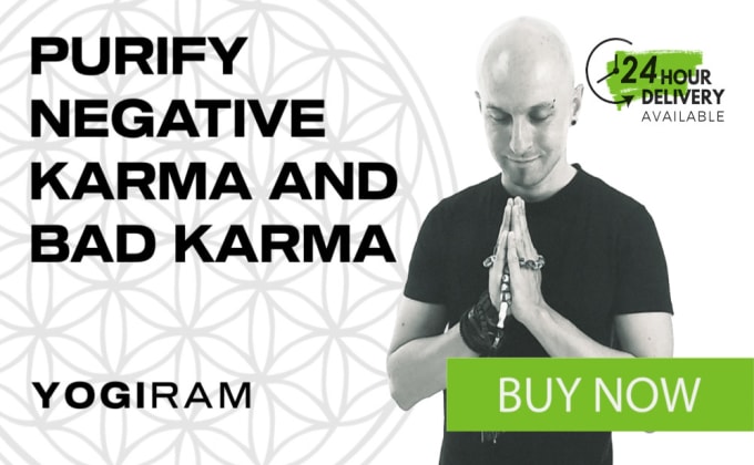 Gig Preview - Purify negative karma and clear bad karma