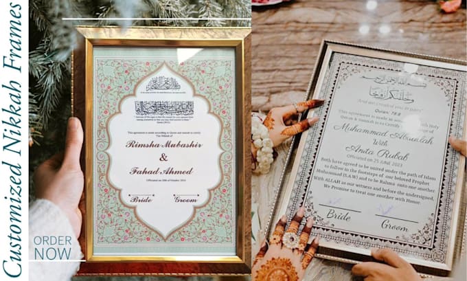 Gig Preview - Design marriage certificates, invitation cards, borders