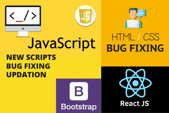 Gig Preview - Debug and fix bugs in website html css react node  javascript