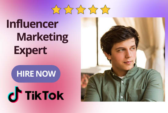 Gig Preview - Do tiktok influencer marketing promotion effectively