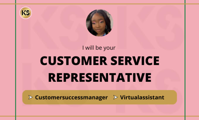 Gig Preview - Be your customer service representative