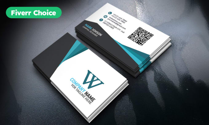 Gig Preview - Do professional business card design services with qr code