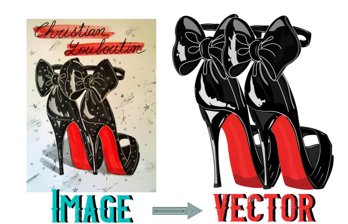 Gig Preview - Manually image vector tracing, logo design, image to vector