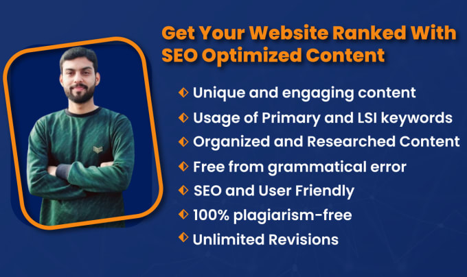 Gig Preview - Your SEO content writer for your website and blog posts