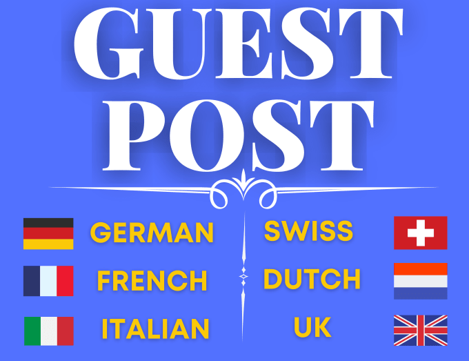 Gig Preview - Publish guest post italian german dutch spanish, backlinks