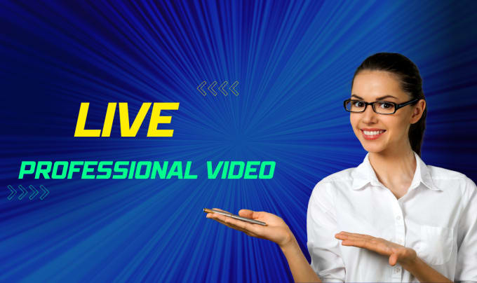 Gig Preview - Make excellent professional live video with voice over