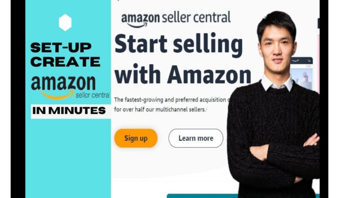 Bestseller - create set up amazon seller central account and listing, open amazon account