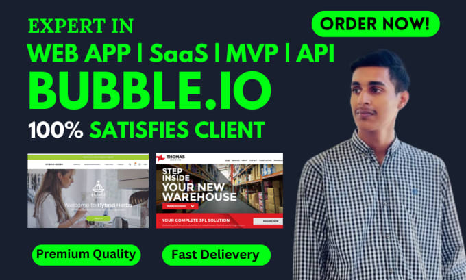 Bestseller - develop your bubble io mvp saas and app with API integration