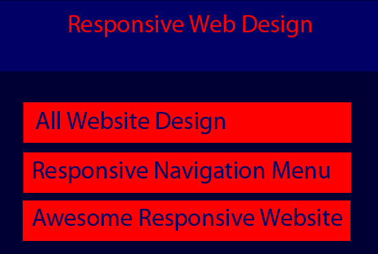 Gig Preview - Do responsive website design using  HTML, CSS, javascript