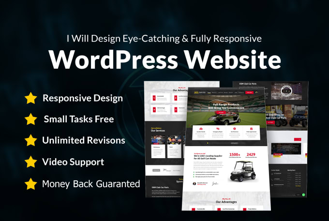 Bestseller - design responsive wordpress website using elementor