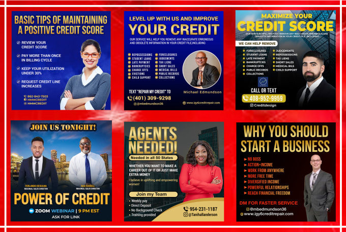 Gig Preview - Do credit repair flyer