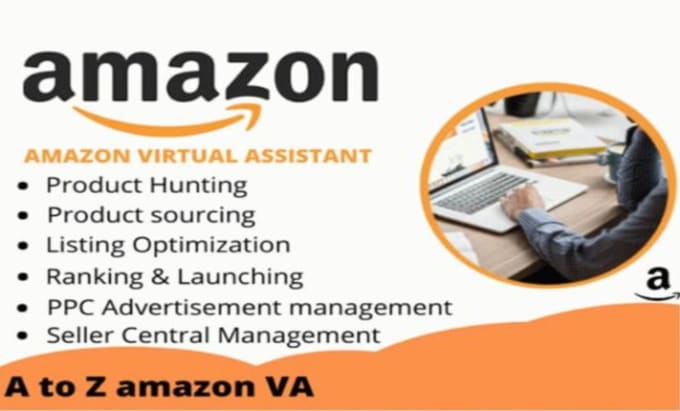 Gig Preview - Be a virtual assistant at amazon fba, listing PPC