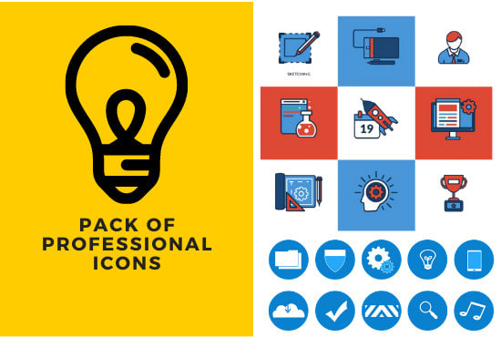 Gig Preview - Design pack of icon in 1 hour