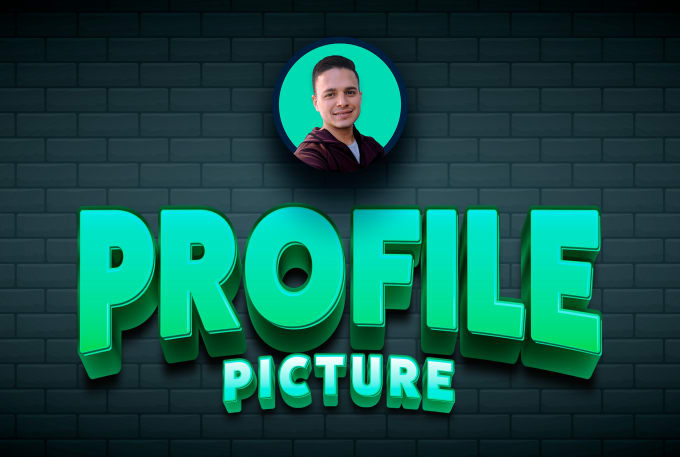 Gig Preview - Create your social media profile picture