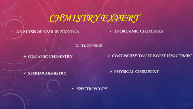 Gig Preview - Help you in organic and inorganic chemistry