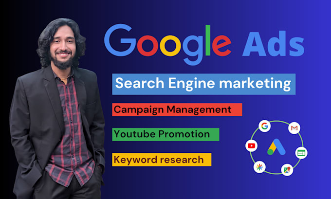 Gig Preview - Set up and monitor your google ads and youtube ad campaigns