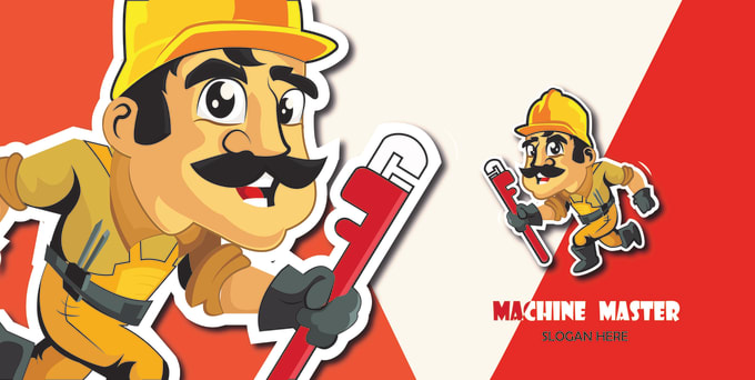 Gig Preview - Do unique cartoon character mascot logo, vector design