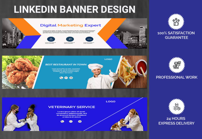 Gig Preview - Design creative linkedin cover photo banner professionally