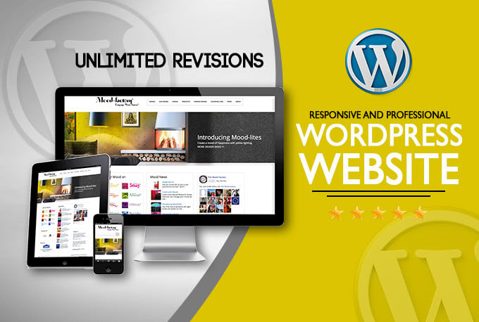 Gig Preview - Build responsive wordpress website design