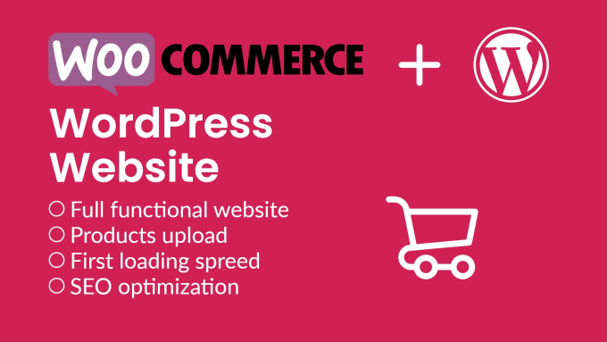 Gig Preview - Create ecommerce website using woocommerce online store