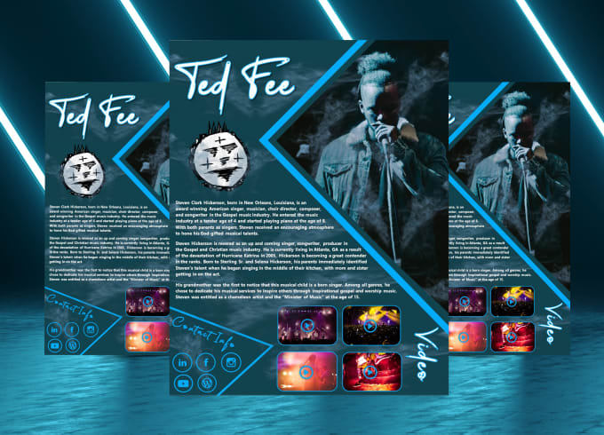 Gig Preview - Create epk, media kit, press release, press kit