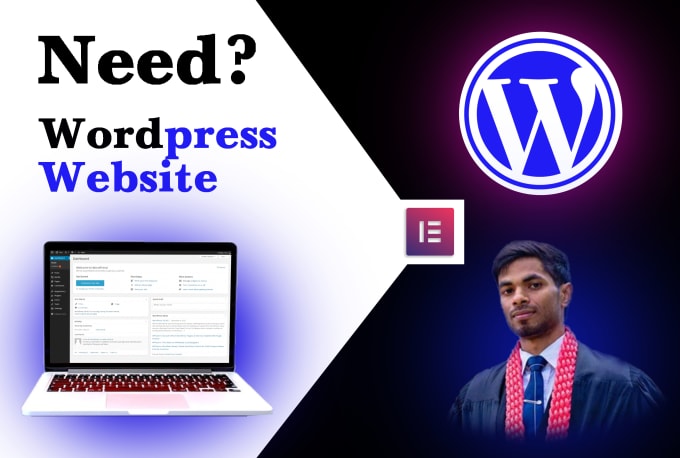 Gig Preview - Build a stunning wordpress web design with modern responsive