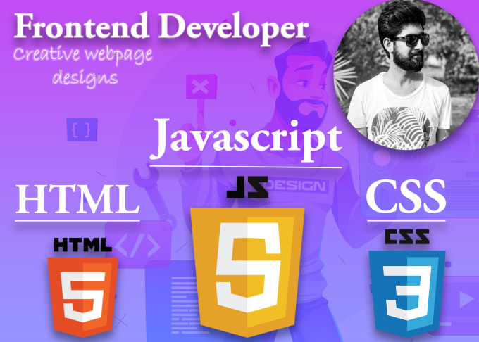 Gig Preview - Be your front end web developer in html css and javascript