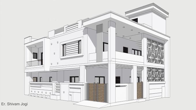 Gig Preview - Make 3d models from 2d plans