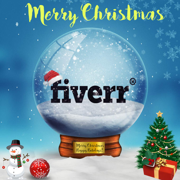 Gig Preview - Put your logo or message in a snow globe for holidays