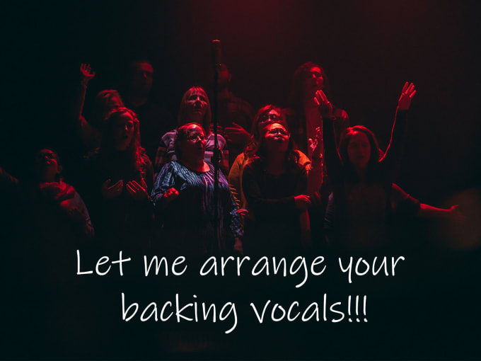 Gig Preview - Arrange and sing your background vocals