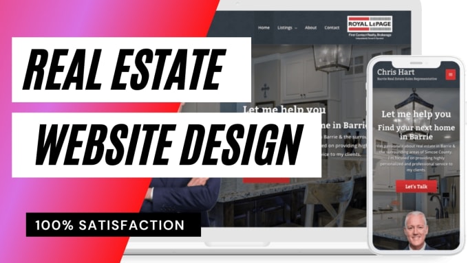 Bestseller - design an stunning real estate website in wordpress or wix