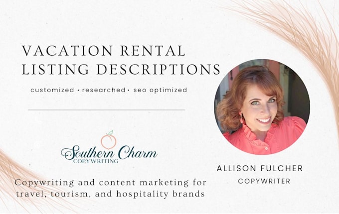 Gig Preview - Create airbnb rental descriptions that get you booked