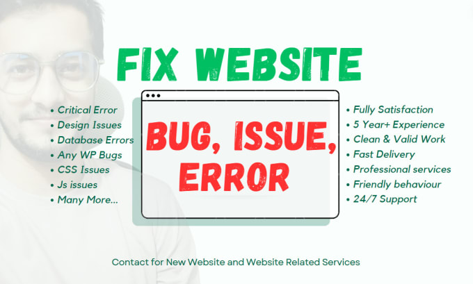 Bestseller - fix wordpress bugs, errors, issues