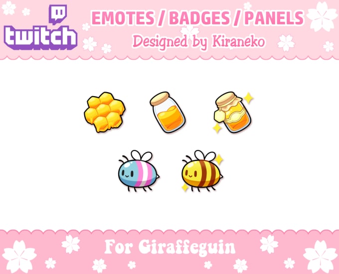 Gig Preview - Draw cute sub badges for twitch