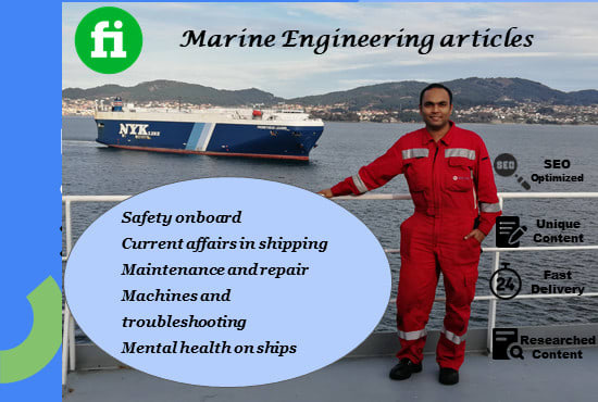 Gig Preview - Write engaging marine engineering articles