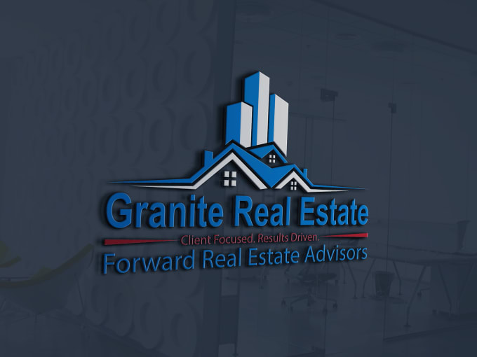 Gig Preview - Do real estate mortgage home realtor roofing property construction logo design