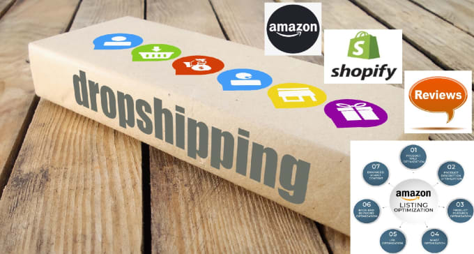 Gig Preview - Do amazon dropshipping, manage your ecommerce stores, orders and inventory