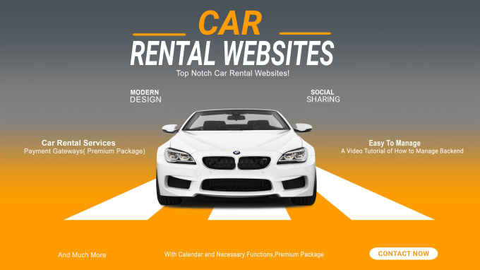 Gig Preview - Create a responsive car rental website