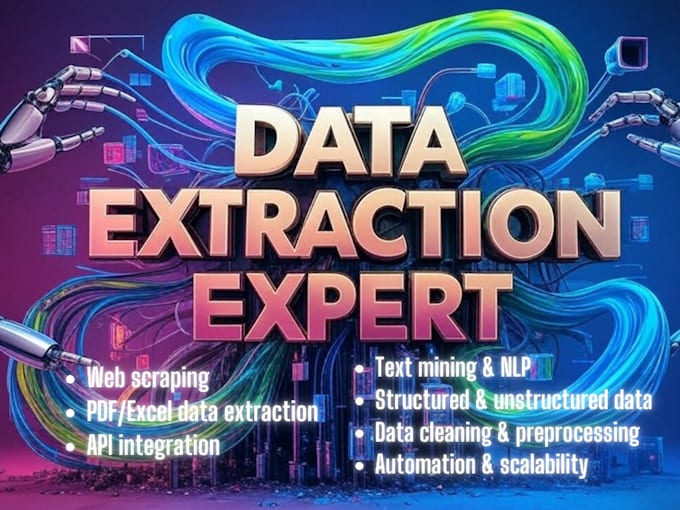 Gig Preview - Data extraction , scraping from any website