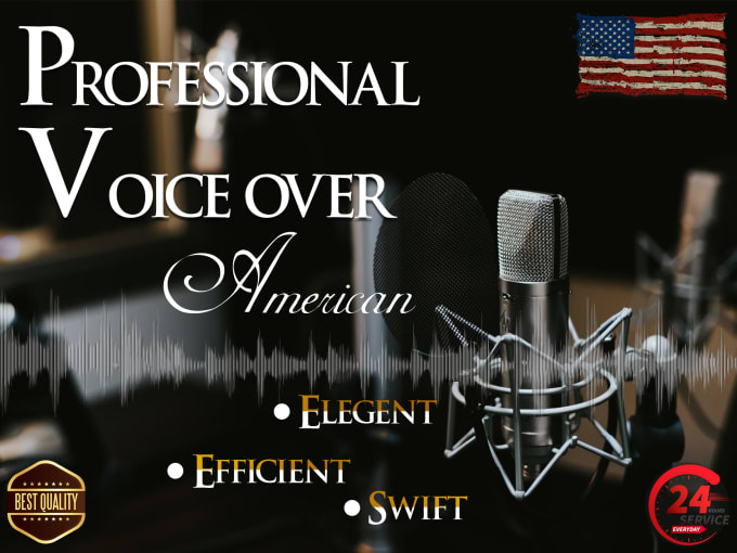 Gig Preview - Record a deep professional american male voice over