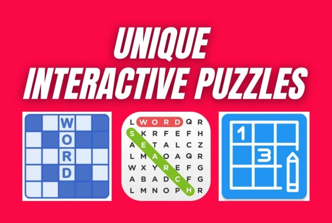 Gig Preview - Create interactive crosswords and word search puzzles