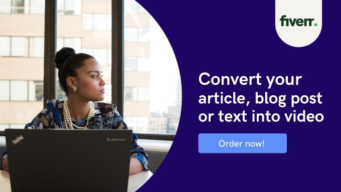 Convert Article, Blog Post, and Text to Video with Voice Over