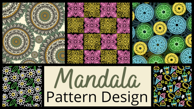 Gig Preview - Design seamless pattern design , mandala and floral pattern design