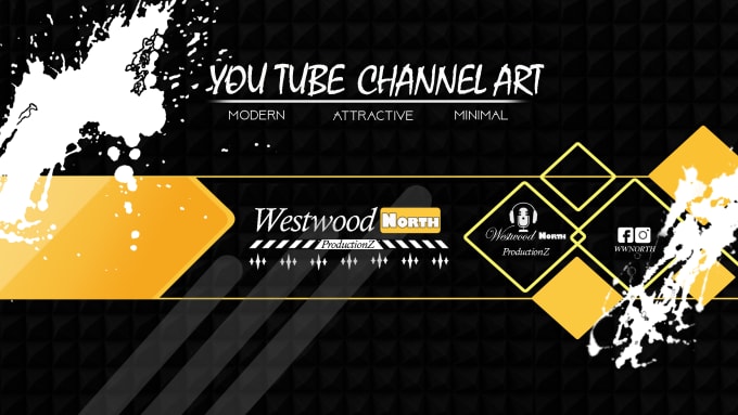 Gig Preview - Create an attractive youtube banner or channel art