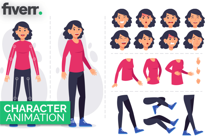 Gig Preview - Make 2d animations and character animations in after effects