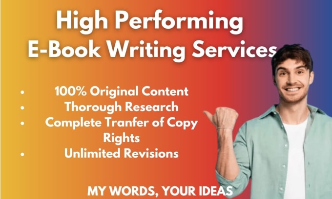 Gig Preview - Write a nonfiction ebook or book as a ghostwriter