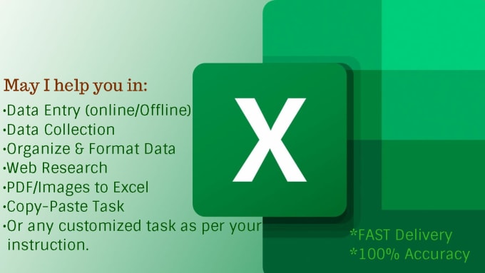 Gig Preview - Be your virtual assistant for web scrapping, excel expert