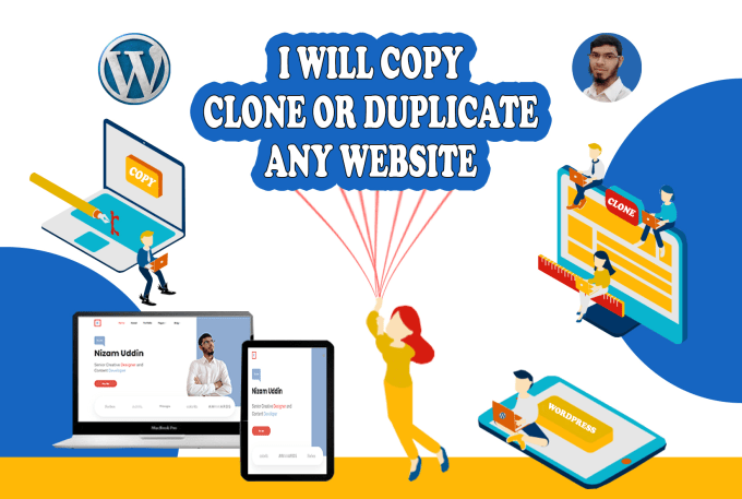 Gig Preview - Copy clone or duplicate any website