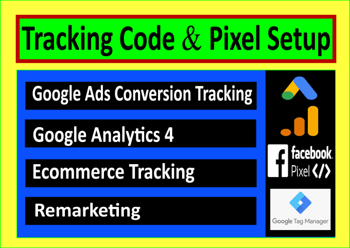 Gig Preview - Setup ga4, tag manager, meta pixel and ads conversion tracking